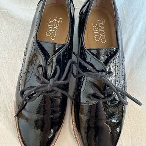 Franco Sarto Women’s Glossy Black Patented Shoes